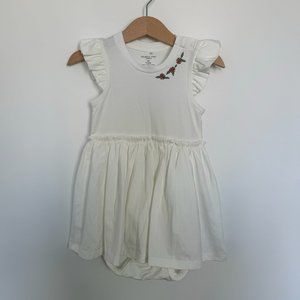 POLAREN & PYRET White Baby Girl Dress 12m